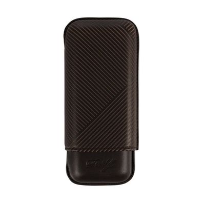 Davidoff Etui R-2 Leder braun Blatt
