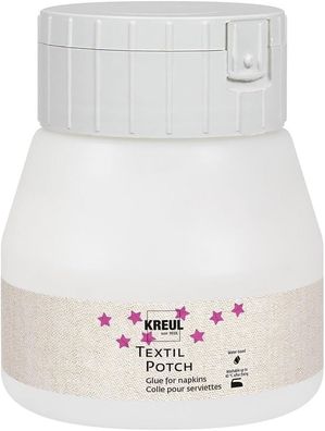 KREUL 90982 - Javana Textil Potch, 250 ml, transparentes Fluid auf Wasserbasis, für S