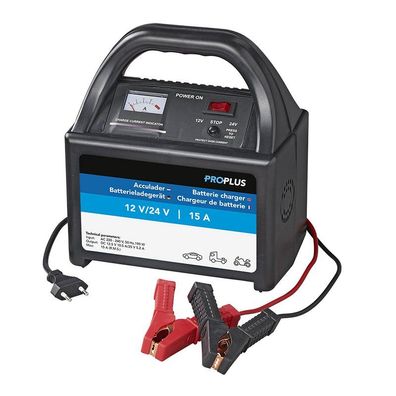 Batterieladegerät 12V/24V 15Amp