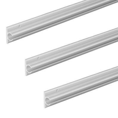 Zeltschiene Aluminium 90° 120 x 2,5 cm selbstklebend - Set von 3 Stück