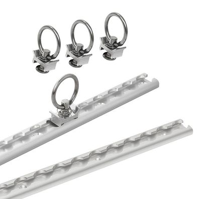 Zurrschienen Set 2x60cm 6-teilig