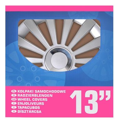 Radblenden-Set Meridian 13 Zoll 4 Stück im Displaykarton