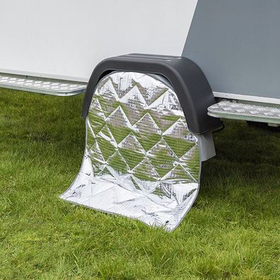 Radabdeckung Aluminium reflektierend für 15 - 17" Reifen