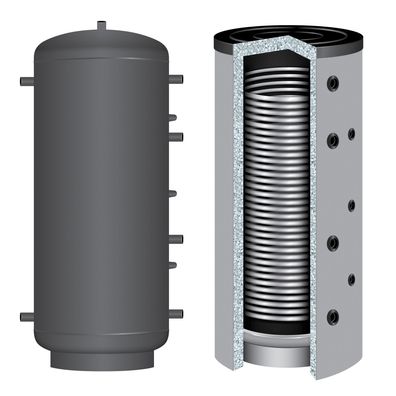 TWL HLP-500 Pufferspeicher 500 L mit 1 Wärmetauscher für Heizungsanlagen