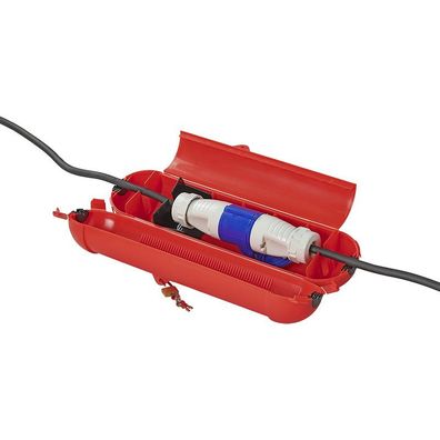 Sicherheitsbox für CEE Stecker rot