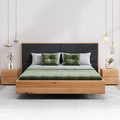 Dome-Schwebebett, Massivholz Eiche