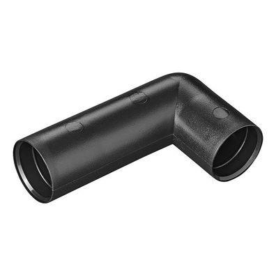 Abwasser-Rohr 90° ungleich PE schwarz