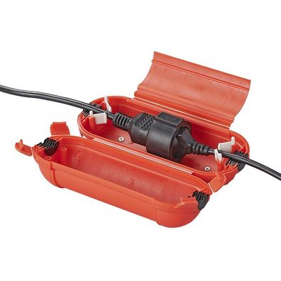 Sicherheitsbox für Schuko Stecker rot
