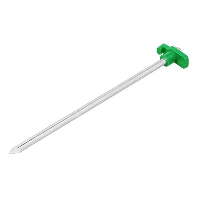 Zelthering 25cm Metall mit Kunststoffhaken