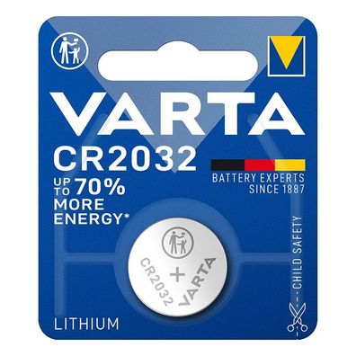 Varta Lithium CR2032 Knopfbatterie 3V im Blister