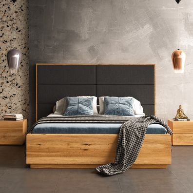 Dome-Bett aus Massivholz mit Bettkasten