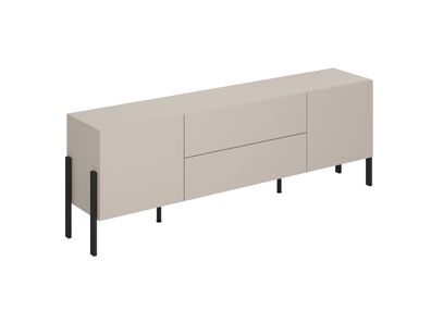 TV-Kommode Jukon 24KSND40 mit 2 Türen und 2 Schubladen in Kaschmir