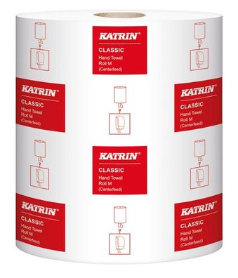 Katrin 481911 Classic M2 Handtücher, 2-lagig, Weiß (6-er Pack)