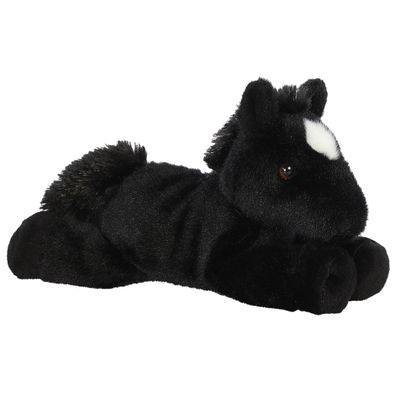 Aurora Mini Flopsies Beau Black Horse 8In/20cm