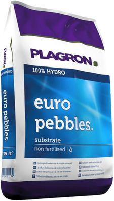 Plagron Euro Pebbles 10 Liter - Blähton Kugeln Hydrokultur Drainage Ton-Granulat Perl
