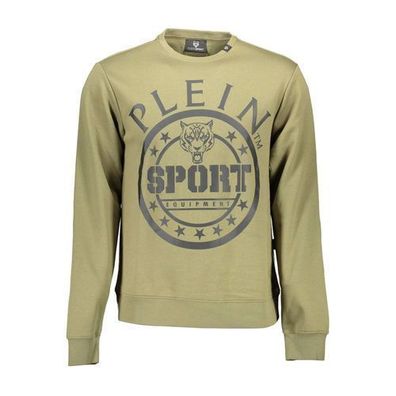 Plein Sport "Green Cotton Men Sweater"