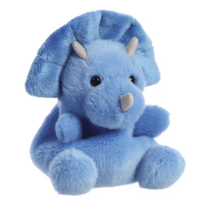 Aurora World Aurora, 33616, Palm Pals Tank Triceratops, 13cm, Plüsch, Blau