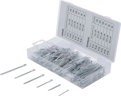 Splinte Sortiment 555 tlg