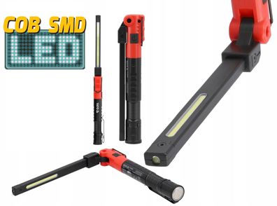 Akku Arbeitsleuchte 3,7V, 350lm SLIM magnetisch, Werkstattlampe