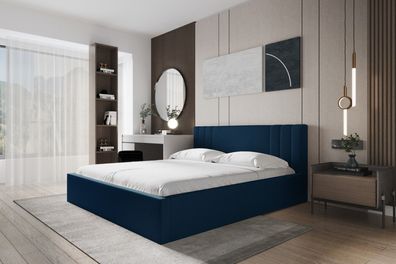 AX LIVING Polsterbett 180 x 200 Bett Flino Design Funktionalität KR09