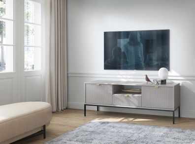 AX LIVING Lowboard TV Eternas 154 cm Breite, Grau