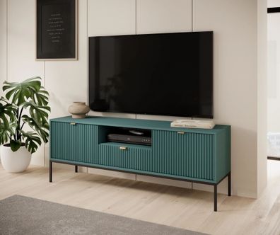 AX LIVING Lowboard TV Eternas 154 cm Breite, Grün