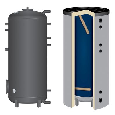 TWL P?2000 – 2000?L Pufferspeicher ohne Wärmetauscher inkl. 100?mm Isolierung