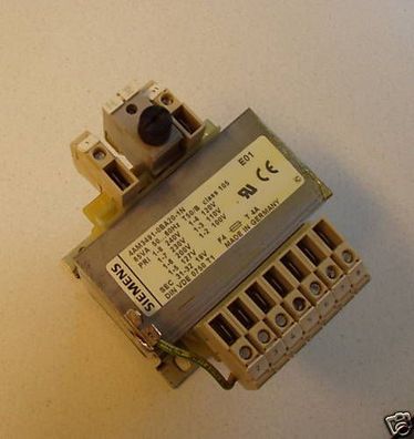 Siemens Trafo Transformator pri. 230 V sec. 19 V 65 VA Bestellnummer T8/50