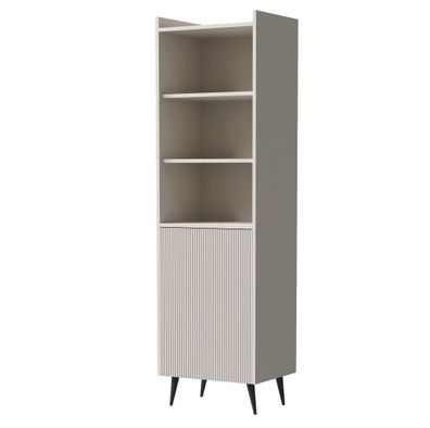 AX LIVING Schmale Vitrine Acaddo - 52 cm Breite, Modern in Kaschmir