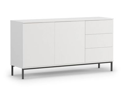 AX LIVING Kommode Schubladen Queba QT01 ? 150 cm Breite, Modern Weiß