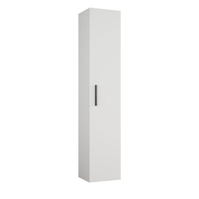 AX LIVING Schmaler Garderobenschrank Rosanno IVR - 40 cm Breite, Weiß