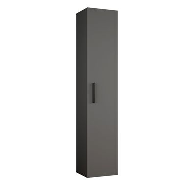 AX LIVING Schmaler Garderobenschrank Rosanno IVR - 40 cm Breite, Grau