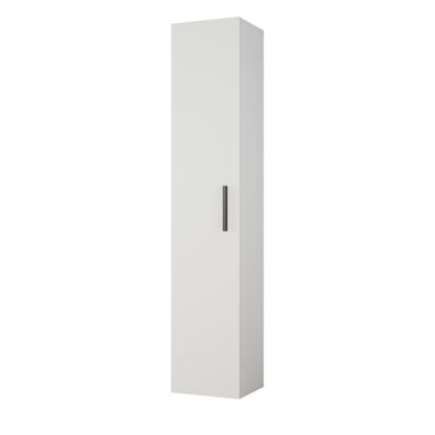 AX LIVING Schmaler Garderobenschrank Rosanno IVL - 40 cm Breite, Weiß