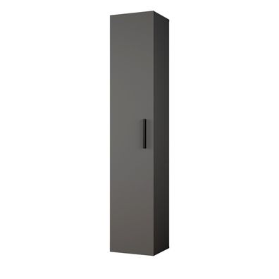 AX LIVING Schmaler Garderobenschrank Rosanno IVL - 40 cm Breite, Grau