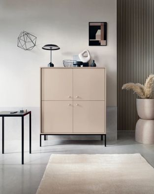 AX LIVING Große Kommode Domiti MK104 Modern und Praktisch,104cm Breite, Beige
