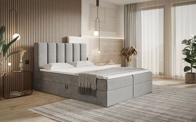 AX LIVING Boxspringbett Bonio I - 180 cm Breite, Schlafkomfort JS90