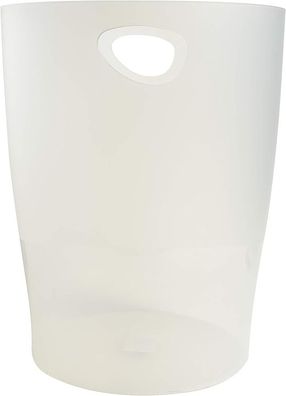 Exacompta 45357D ECOBIN Papierkorb 15 Liter mit Griffen. Eleganter und robuster Papie