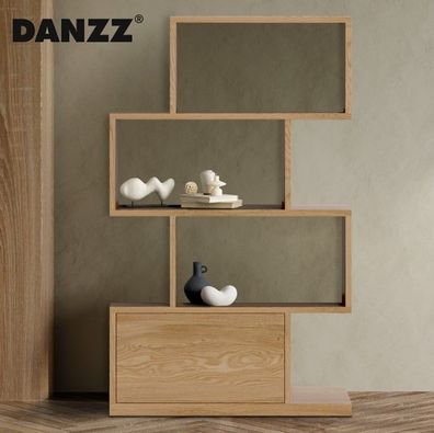 Domino-Bücherregal aus Holz