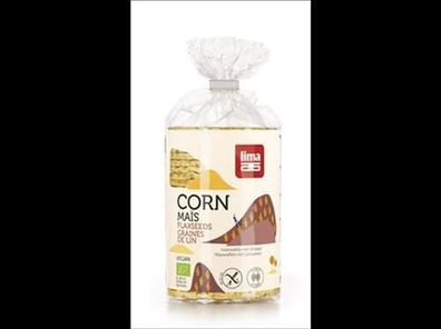 Lima 3x Dünne Maiswaffeln mit Leinsamen 130g