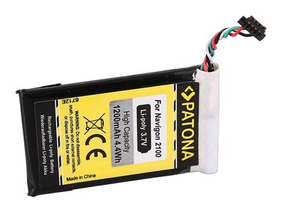 Akku für Navigon 2100 Max 2120 2210 2310 2100 Max 2110 Max 2120 Max 2150