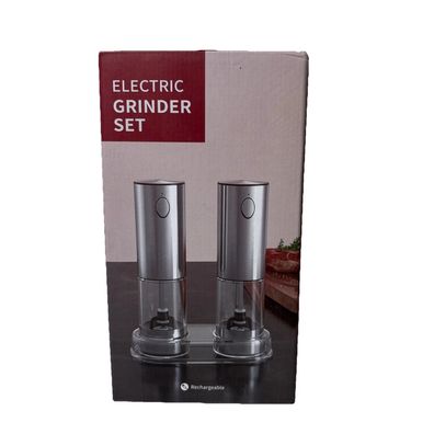 Variglas Salz Und Pfeffermühlen Elektrische 2Er Set Mit USB Wiederaufladbarer