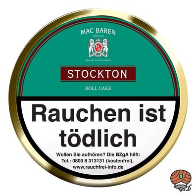Mac Baren Stockton Roll Cake Pfeifentabak 100g Dose