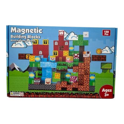 Grace Duck Magnetische Bausteine 150 Stück 3-9 Jahre Magnetic Blocks