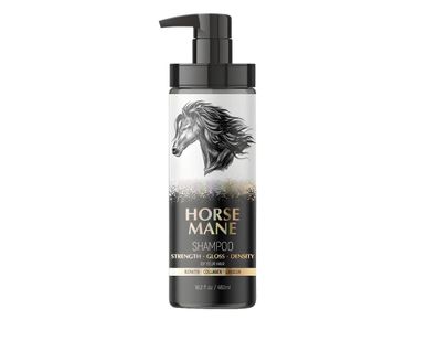 Shampoo Horse Mane Haarshampoo Keratin Lanolin Collagen Klettenwurzelöl 480 ml