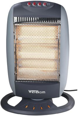 Halogen Heizgerät 3 Stufen 1200W Oszillation