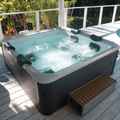 MSpa Oslo Whirlpool Swim Spa Pool LED UVC App Wifi F-OS063W