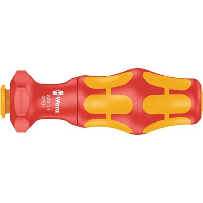 827 T i Kraftform Turbo Handhalter (rot/gelb, für Wera VDE-Wechselklingen)