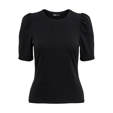 Only Black Cotton T-Shirt