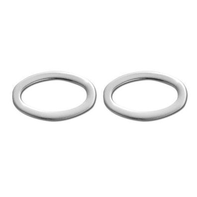 Blinkerrahmen Blinker Umrandung für Toyota Proace 2017-2025 Edelstahl Silber 2x