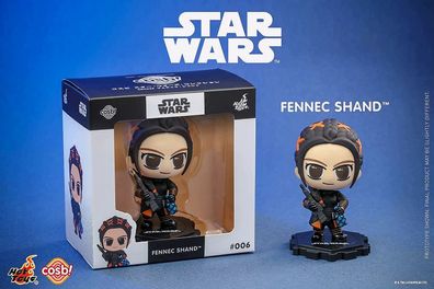 Hot Toys Cosbi Star Wars Fennec Shand - Bobble Head Figur 006 - 9 cm Groß